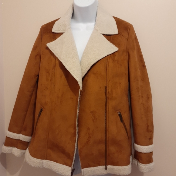 🥿Old Navy Faux Suede Jacket. 🇨🇦 XS - Picture 10 of 15